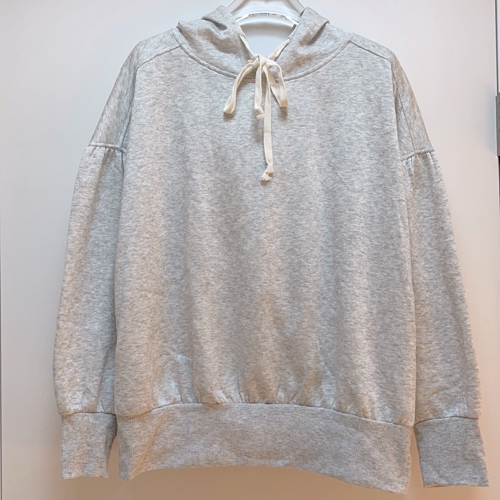 Xhilaration puff sleeve hooded sweatshirt